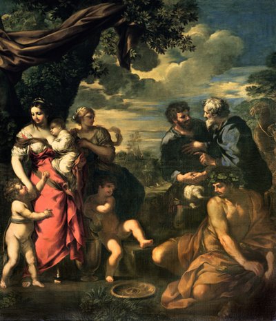 Das Bündnis von Jakob und Laban von Pietro da Cortona